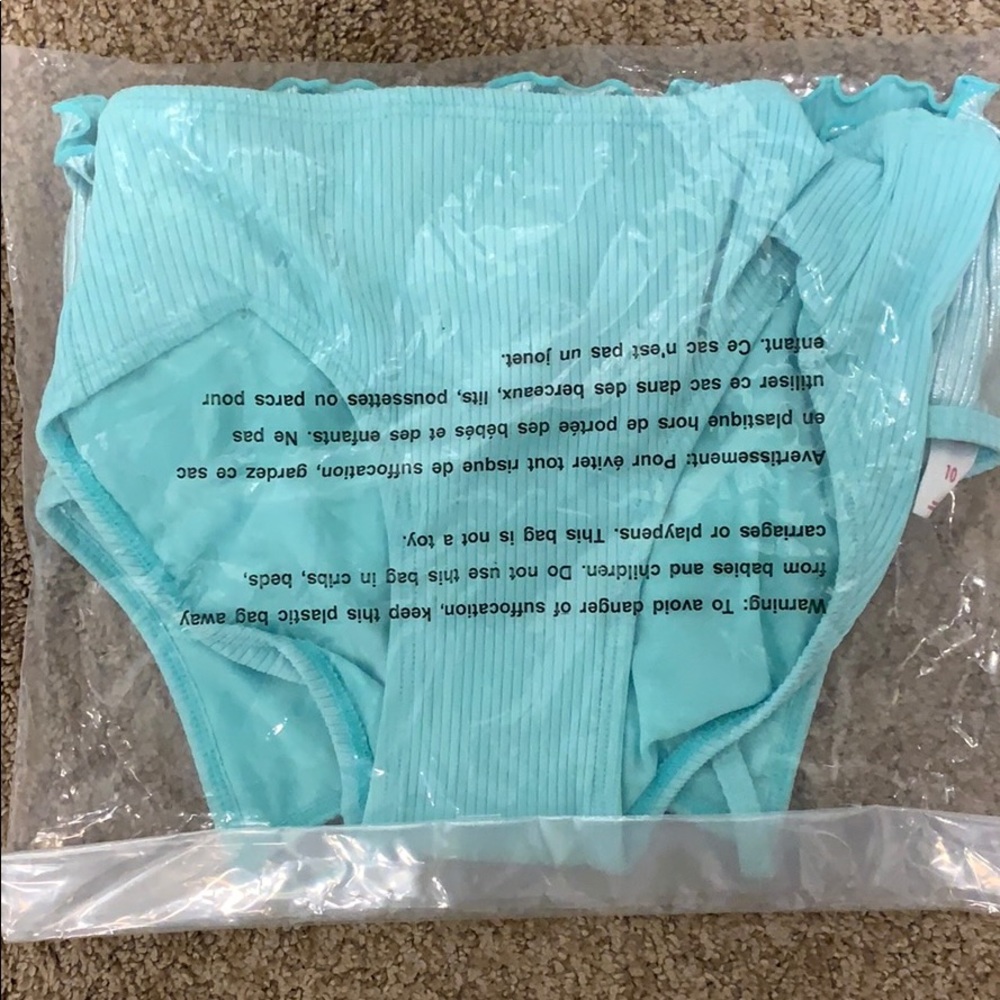 NWT Justice Ribbed Bikini - Picture 4 of 5